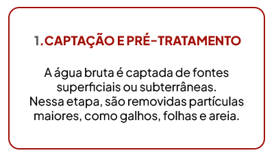 captação e pré-tratamento