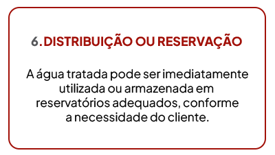 distribuição ou reservação