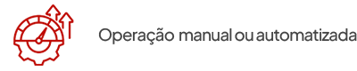 operação manual ou automatizada