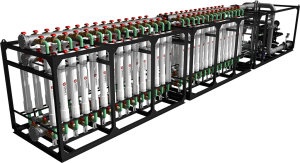 sistema de ultrafiltração em skid unidade compacta