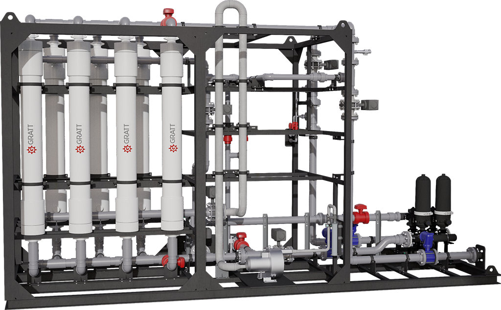 skid ultrafiltration system compact unit